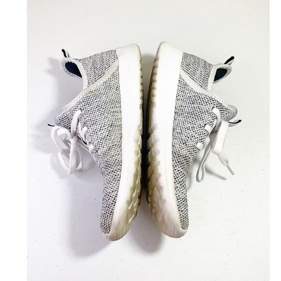 Adidas Cloudfoam Pure White/Black Tennis Shoe - Picture 2 of 6